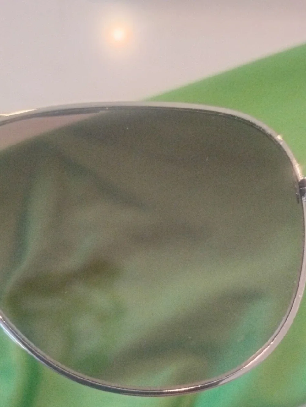 kate spade Emmaline Gold Aviator Sunglasses with Green Gradient Lenses